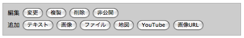 エントリーの編集・追加